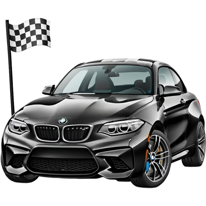 Bmw m2 black  Flag  emoji