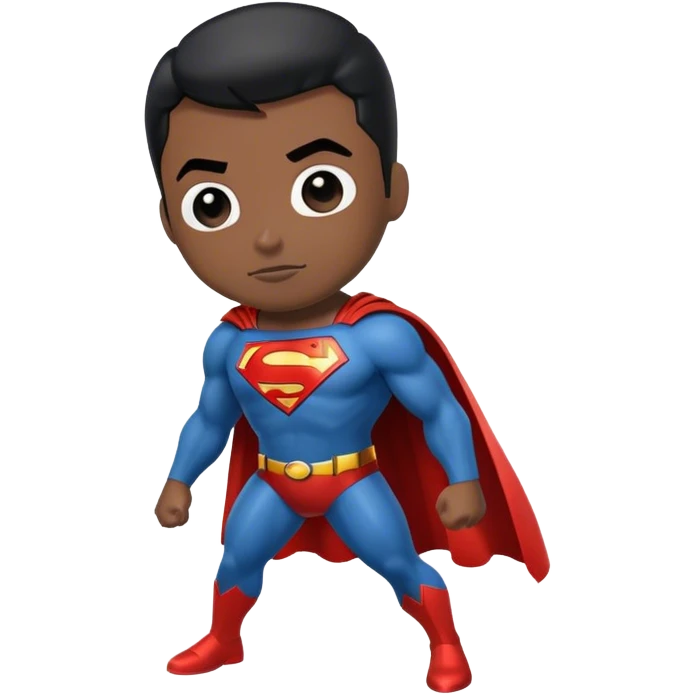 Black Superman emoji