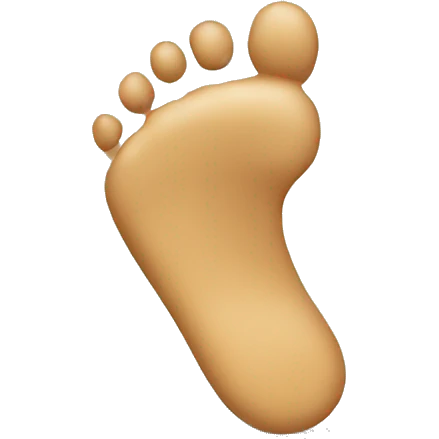 foot emoji