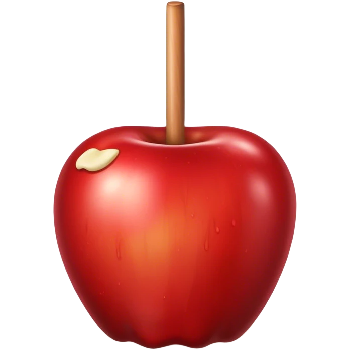 Vintage candy apple emoji
