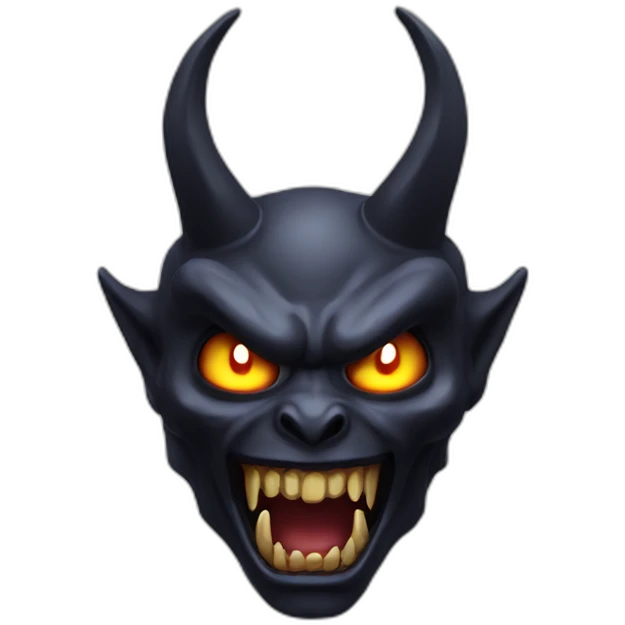 Créature dark démon emoji