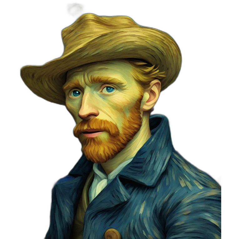 Van Gogh starry night emoji