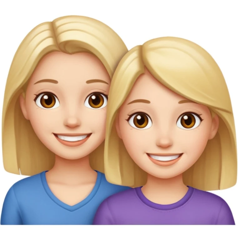 Two girls  emoji