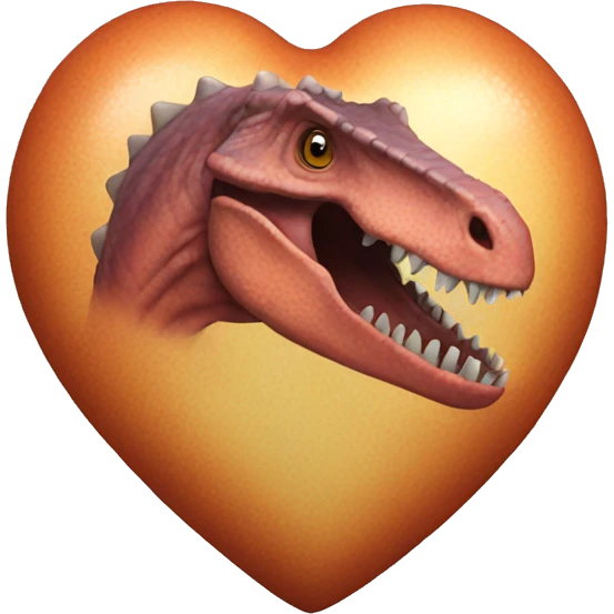 dinosaur heart  emoji