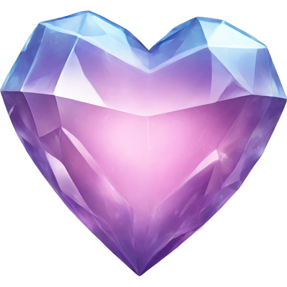 crystal heart emoji