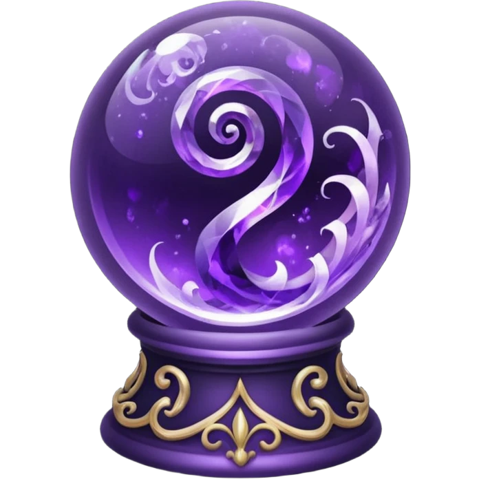 goth crystal ball emoji