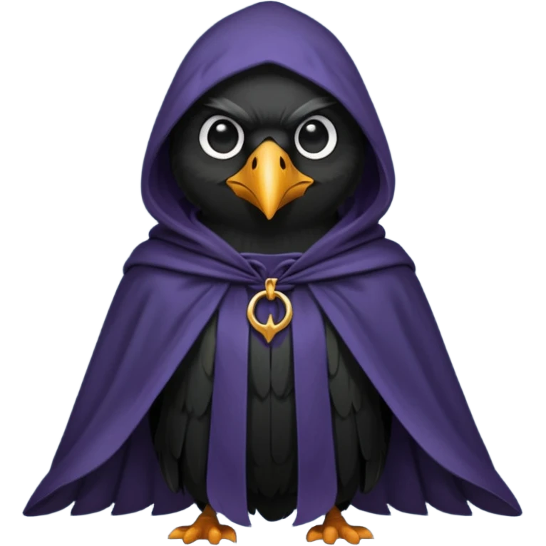 black raven cloak emoji