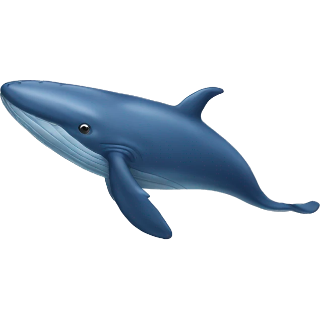 Blue whale emoji