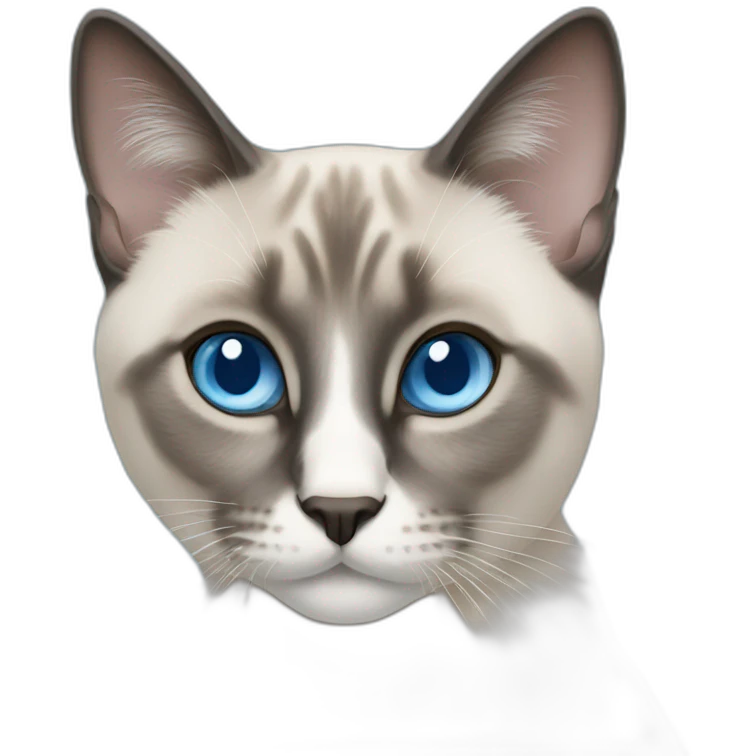 Siamois blue eyes emoji