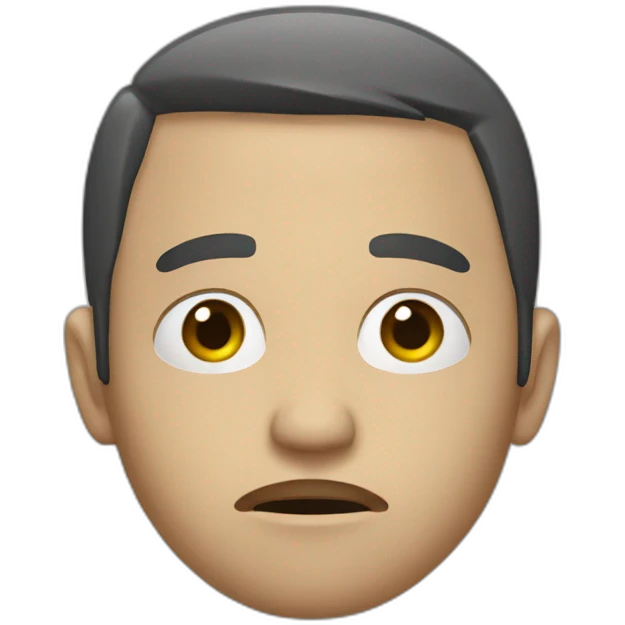 persona triste emoji