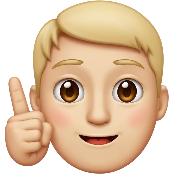 Happy face sad with middle finger up emoji