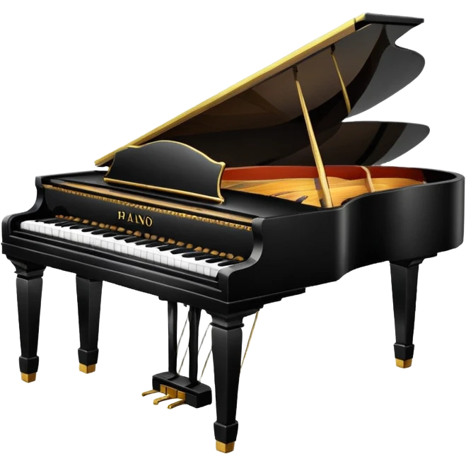 piano with no brand emoji