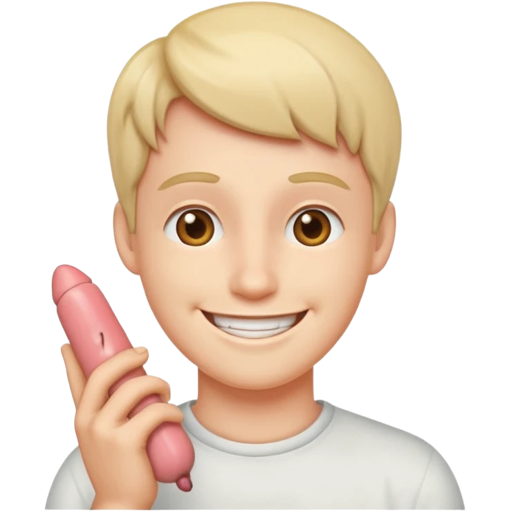 playing with penis emoji