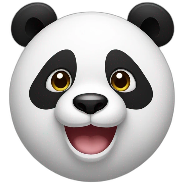 Panda smile emoji