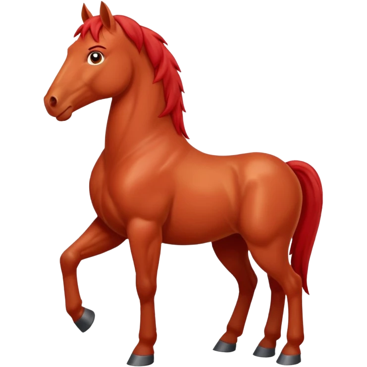 red horse 2026 year funny emoji