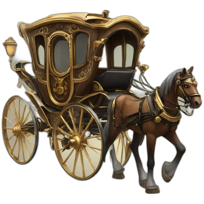 carriage electric steampunk victory emoji