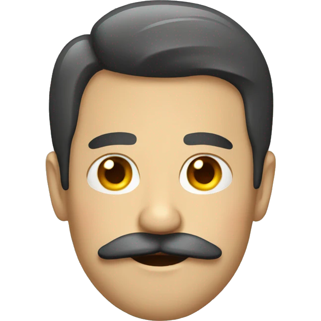 Man with mustache emoji