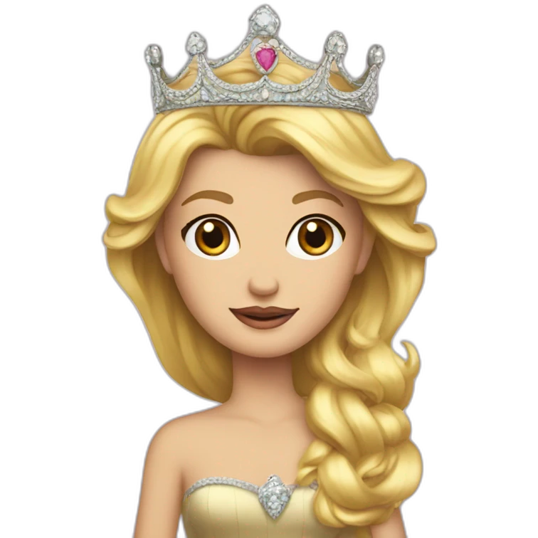 Donal trump as a princess emoji