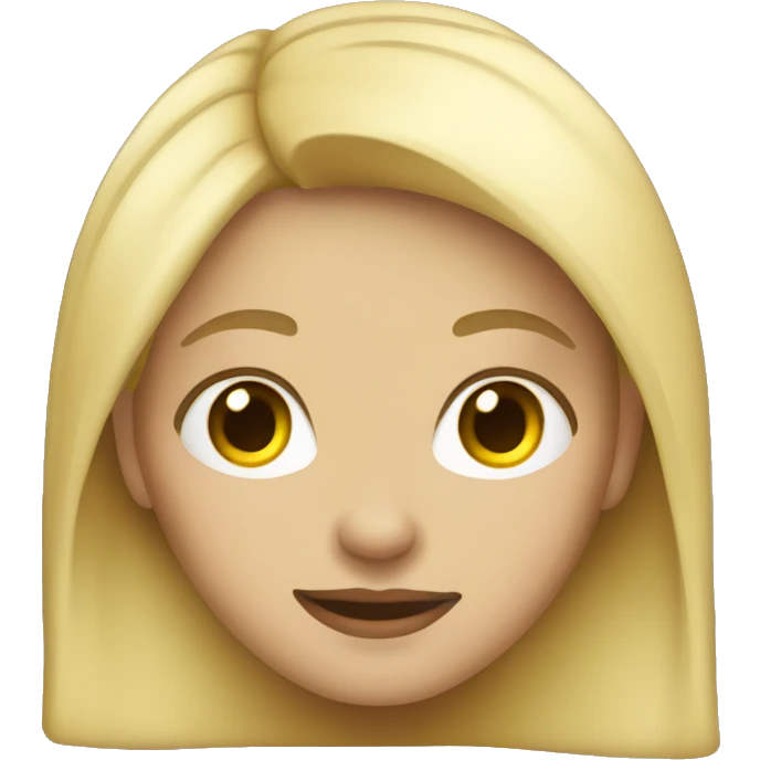 Blonde girl emoji