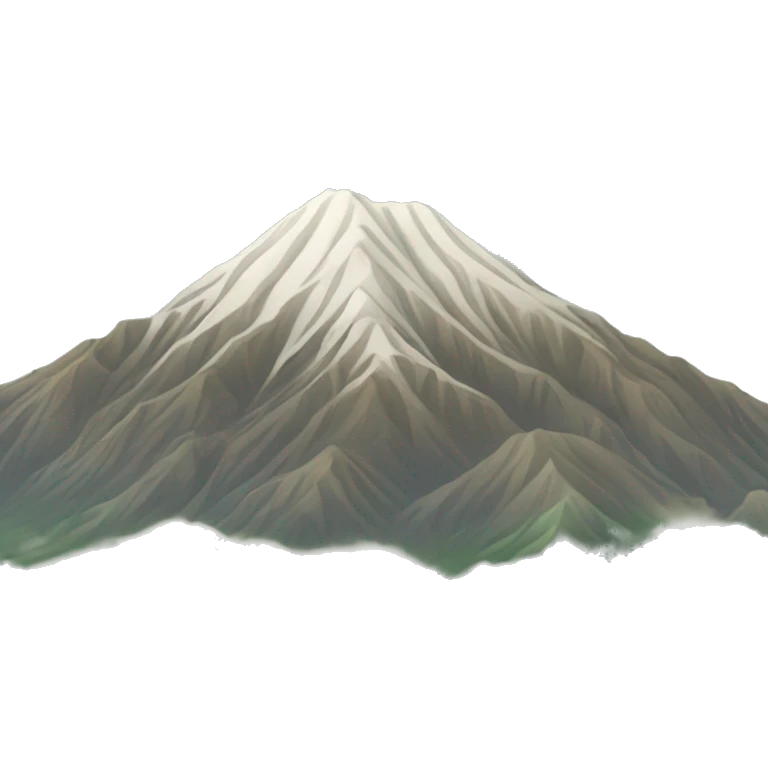 這個 emoji 描述了一幅美麗的高山景觀。在 emoji 中，你可以看到遠處的山峰，以及一片綠意盎然的山谷。藍色的天空和白色的雲朵彷彿在風中飄動，增添了整幅畫面的層次感和生動感。這個 emoji 結合了自然風光中最迷人的元素，讓人仿佛置身於大自然中的寧靜與美好之中。 emoji