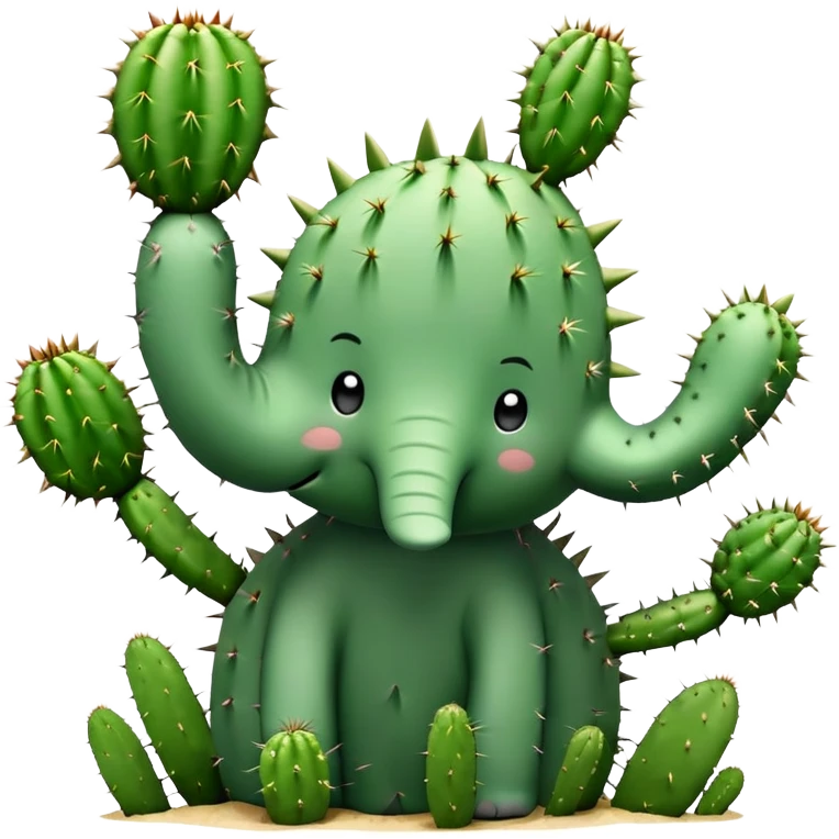 Lirlli larilla the elephant cactus emoji