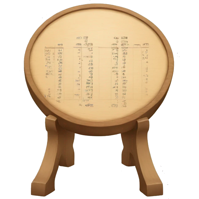 tabla de estadisticas emoji