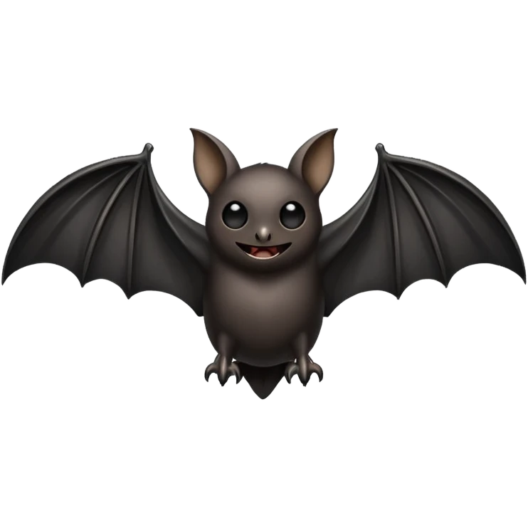 Bat – Flying bat with spread wings emoji