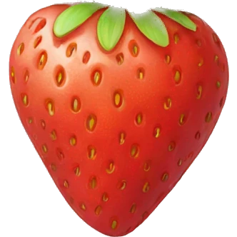 Strawberry emoji