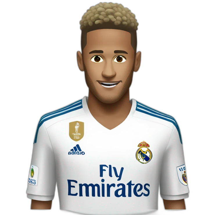 NEYMAR in real madrid emoji
