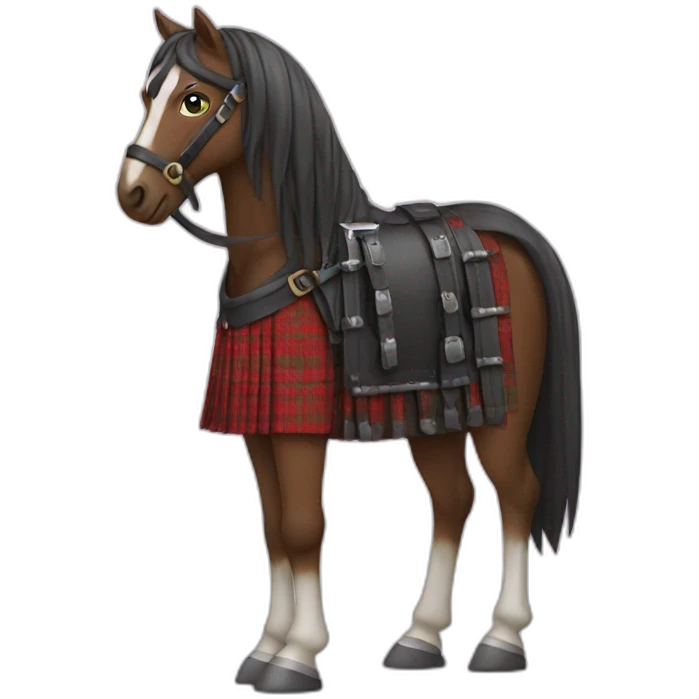 women-horse-kilt emoji