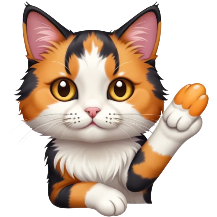 finger kitty emoji