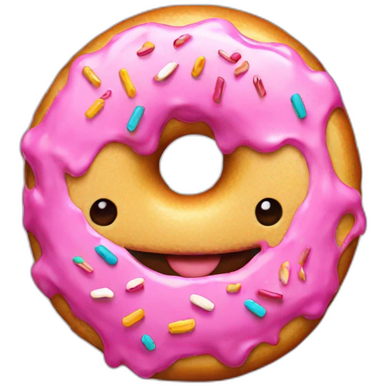 A donut gaming emoji