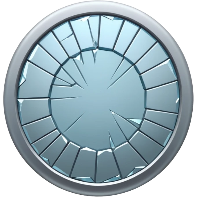 cracked mirror emoji