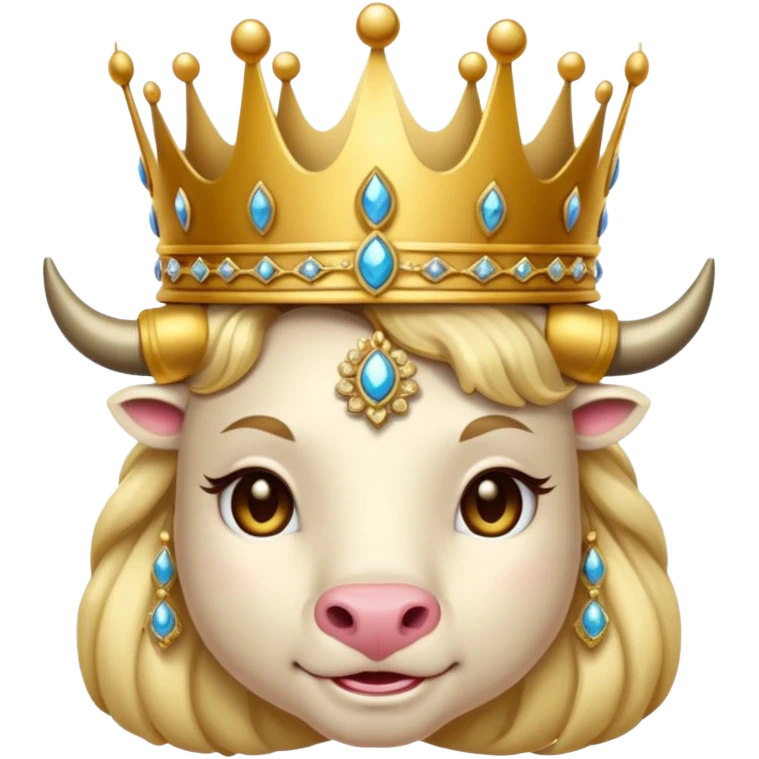 Bull princess emoji