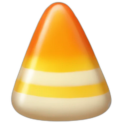 Piece of Candy corn emoji