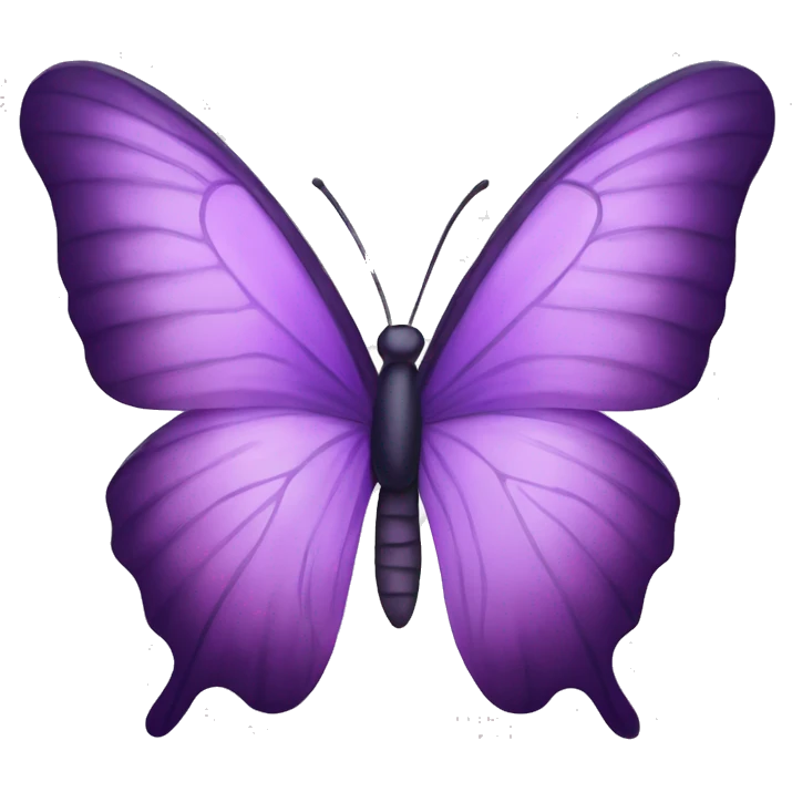Purple butterfly emoji
