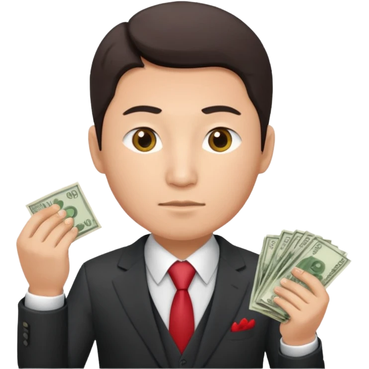 кыргызский бизнесмен считающий деньги emoji