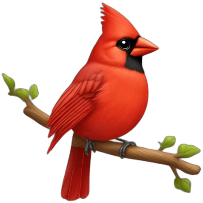 cardinal bird emoji