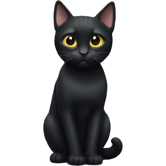 Black cat emoji