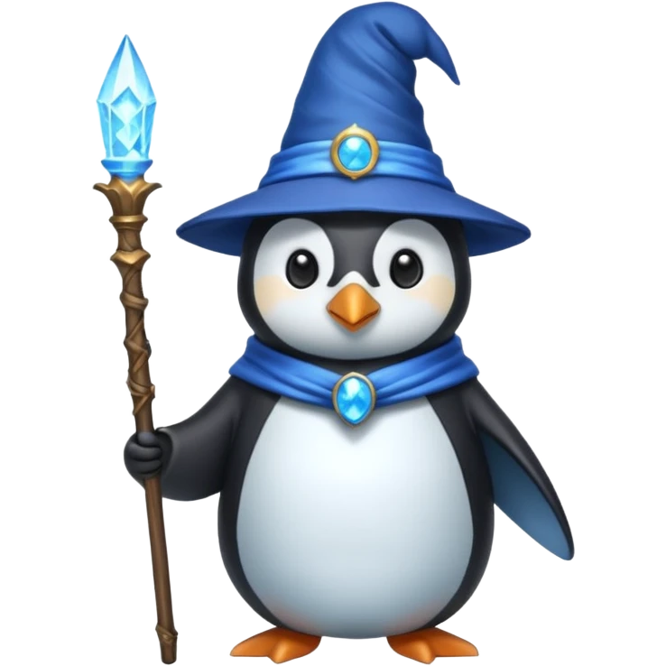 Penguin Wizard emoji