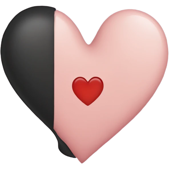 One half of the heart emoji