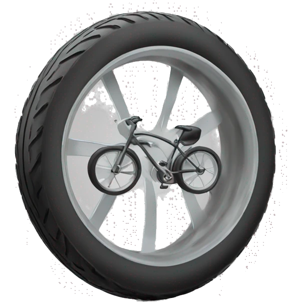 bike fat nflated tires emoji