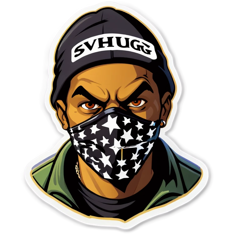 A thug emoji