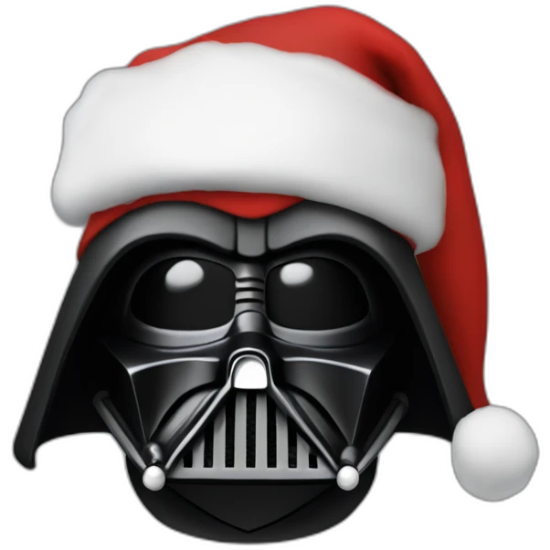 Darte Vader as Santa claus emoji