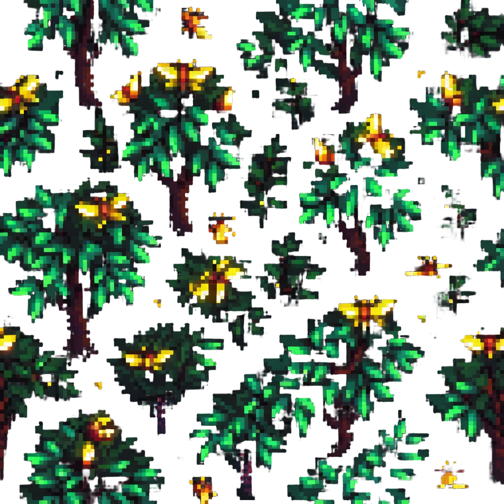 fireflies glowing around bushes at night emoji