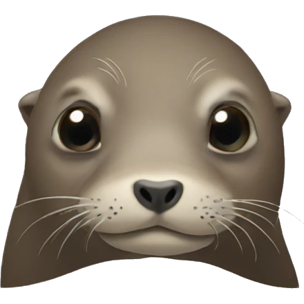 Ugly sea lion emoji