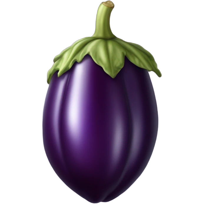 Oozing eggplant emoji