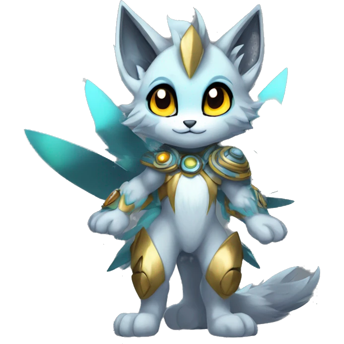 Anthro-Edgy-Cool-Contrast-Colors-Fantasy-Fur-Sona-Chibi-Shiny-Fakémon-Hybrid full body emoji
