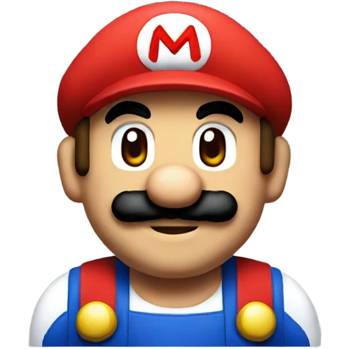 Pixel Mario emoji