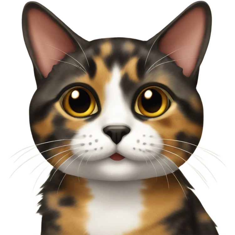 Tortie cat emoji